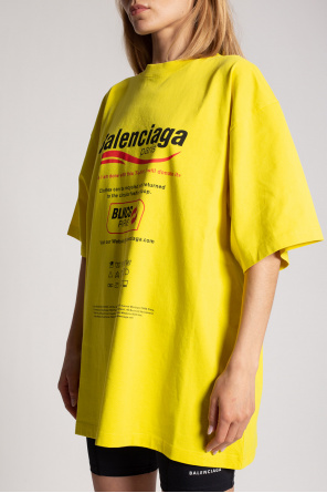 Balenciaga t shirt womens olive online